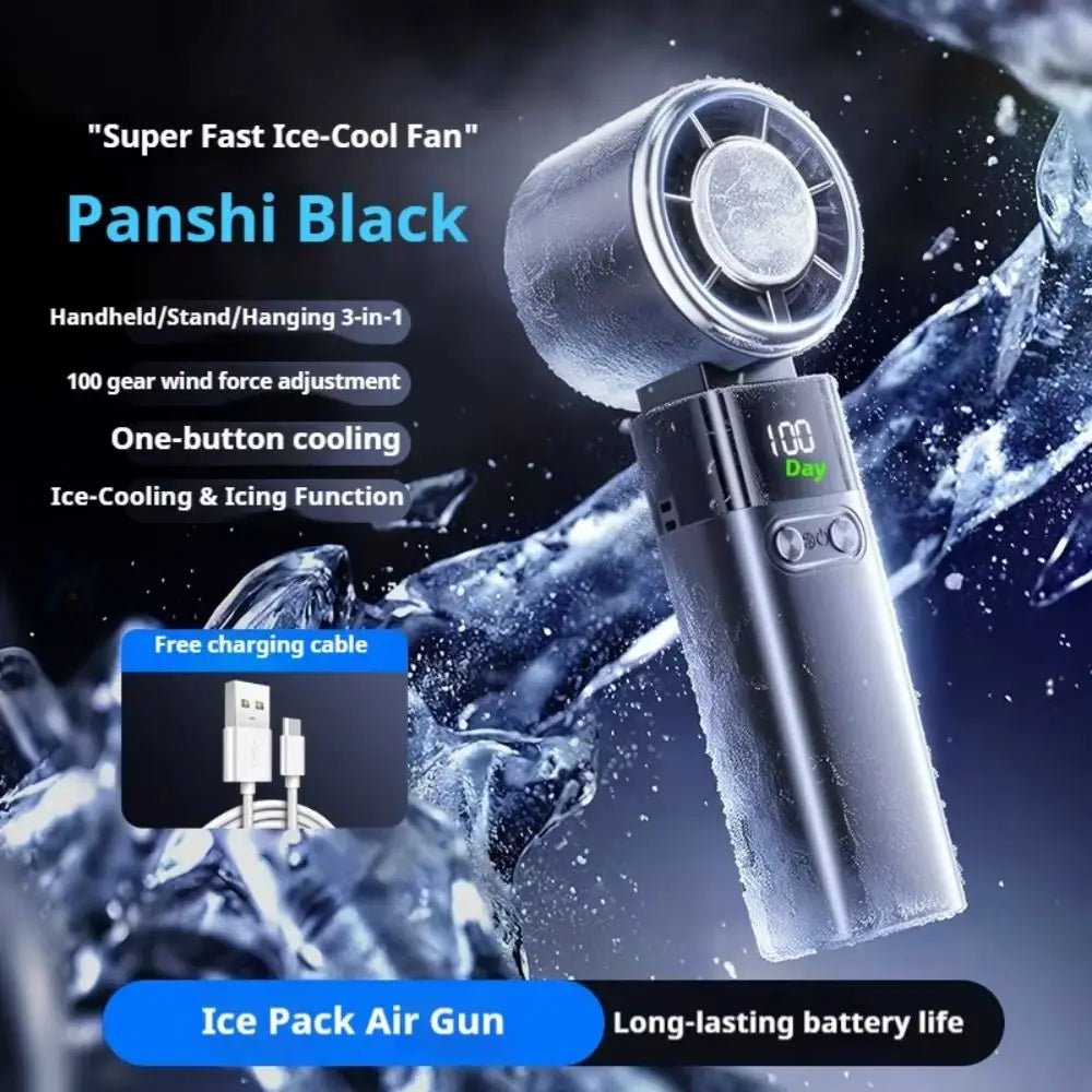 Bladeless Portable Handheld Fan with Ice Cooling Chip - AR trading hub