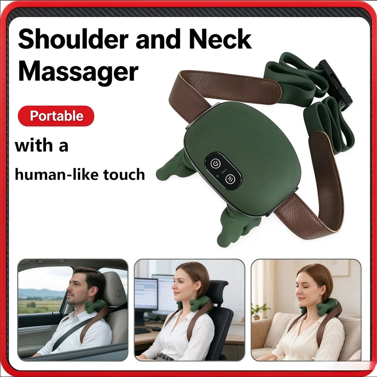 Neck And Shoulder Shiatsu Massager – 3D Kneading & Heat - AR trading hub