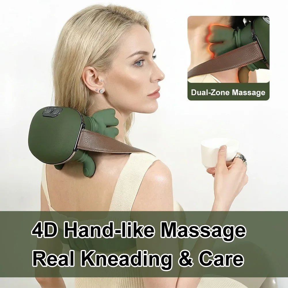 Neck And Shoulder Shiatsu Massager – 3D Kneading & Heat - AR trading hub