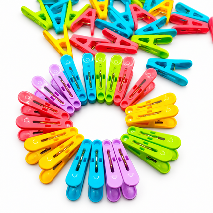 2-Pack 10M Clothesline Set with 60 Colourful Pegs – Strong Outdoor & Indoor Washing Line - AR trading hub