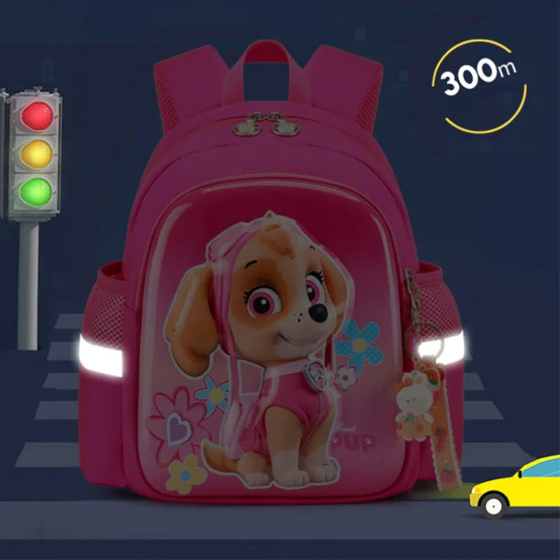 Cartoon Puppy Character Kids Backpack For School