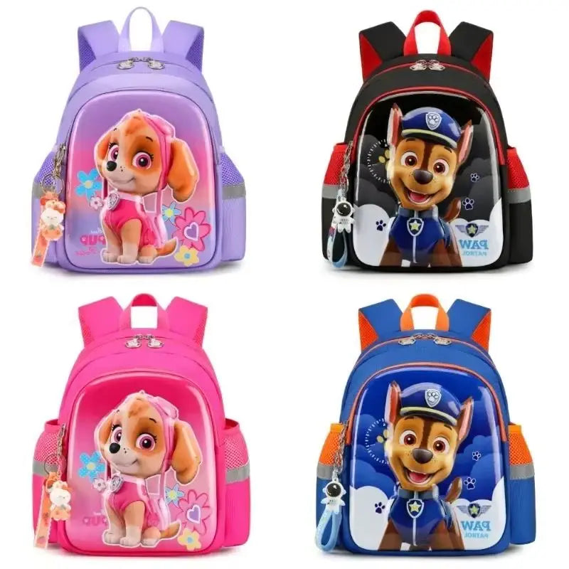 Cartoon Puppy Character Kids Backpack For School