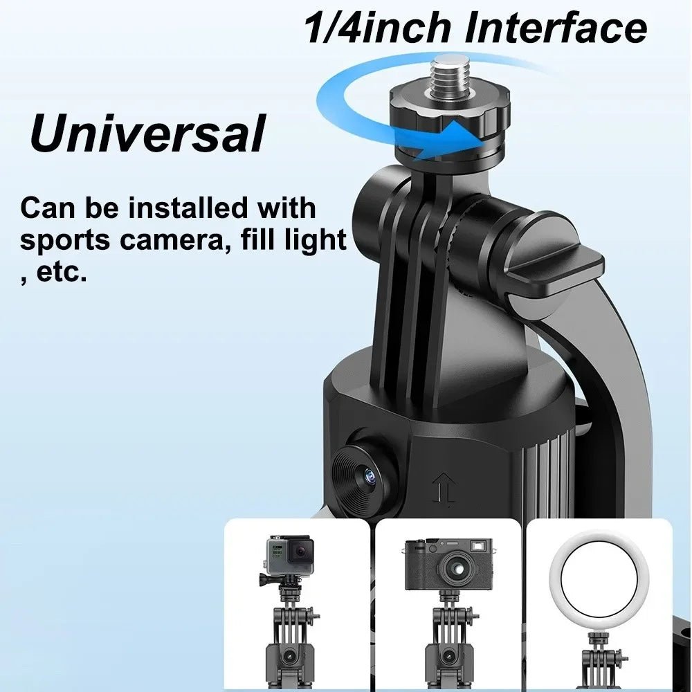 AI Face Tracking Selfie Stick Tripod With Fill Light 1.6m - AR trading hub