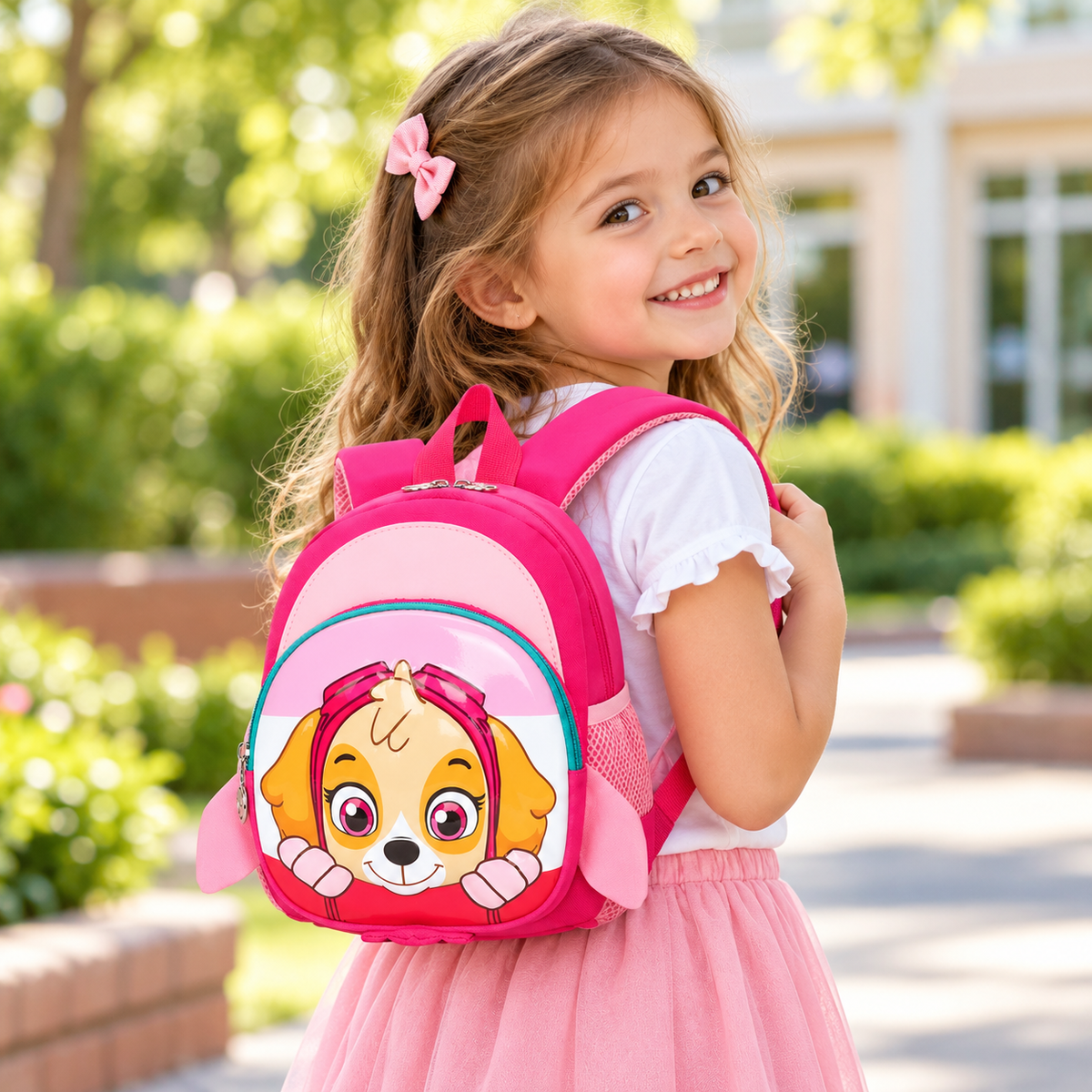 Cartoon Puppy Character Kids Backpack For School - AR trading hub