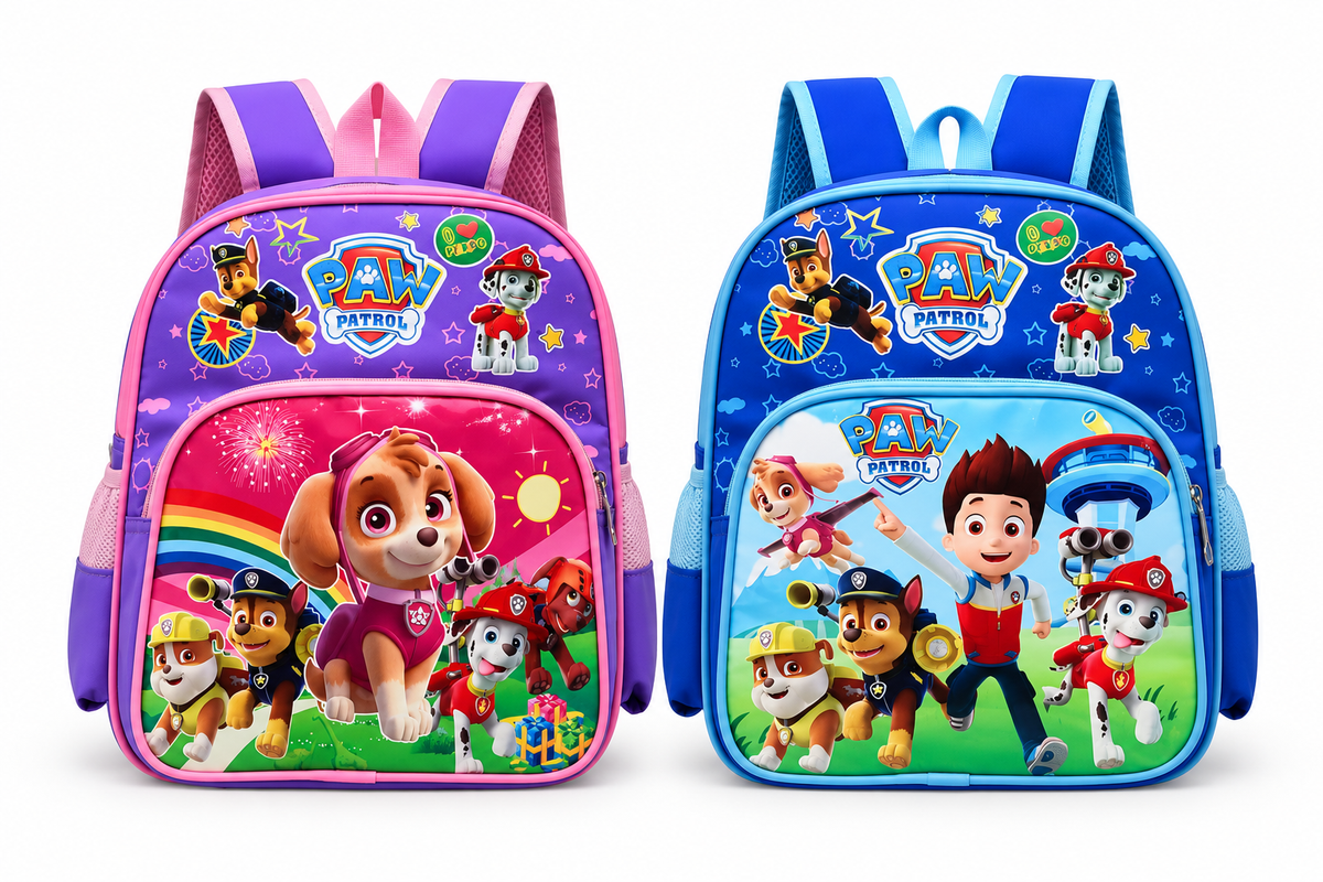 Cartoon Puppy Character Kids Backpack For School - AR trading hub