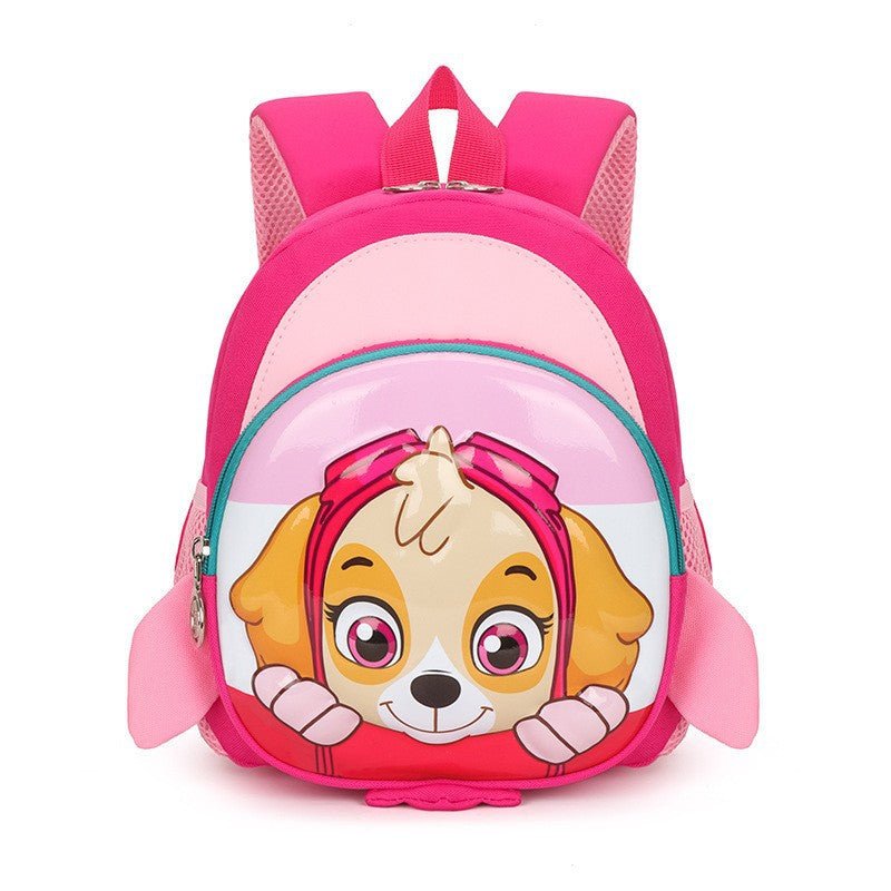 Cartoon Puppy Character Kids Backpack For School - AR trading hub