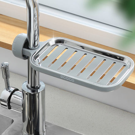Faucet-Mounted Sink Storage Tray – Adjustable Kitchen & Bathroom Tap Organiser with Drainage - AR trading hub