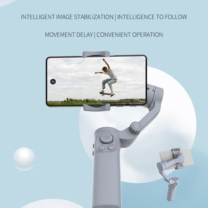 Foldable Smartphone Gimbal Stabiliser with Mini Tripod, Grey - AR trading hub