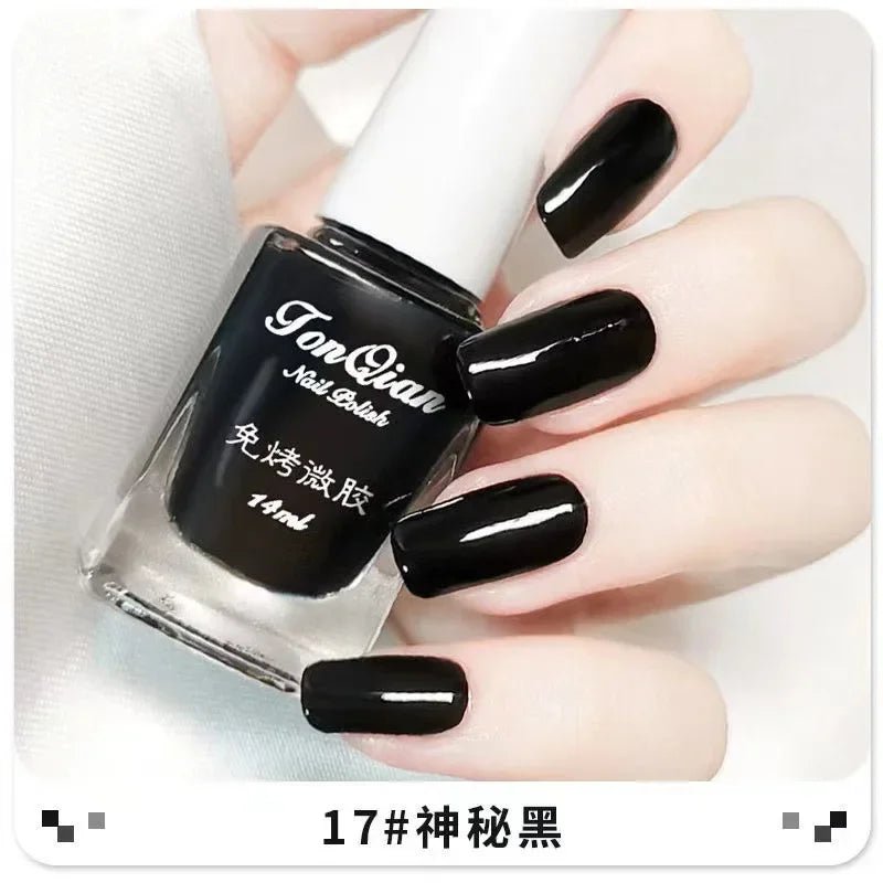 Long-Wear Classic Nail Polish – Pink, Red, Black & Wine Shades - AR trading hub