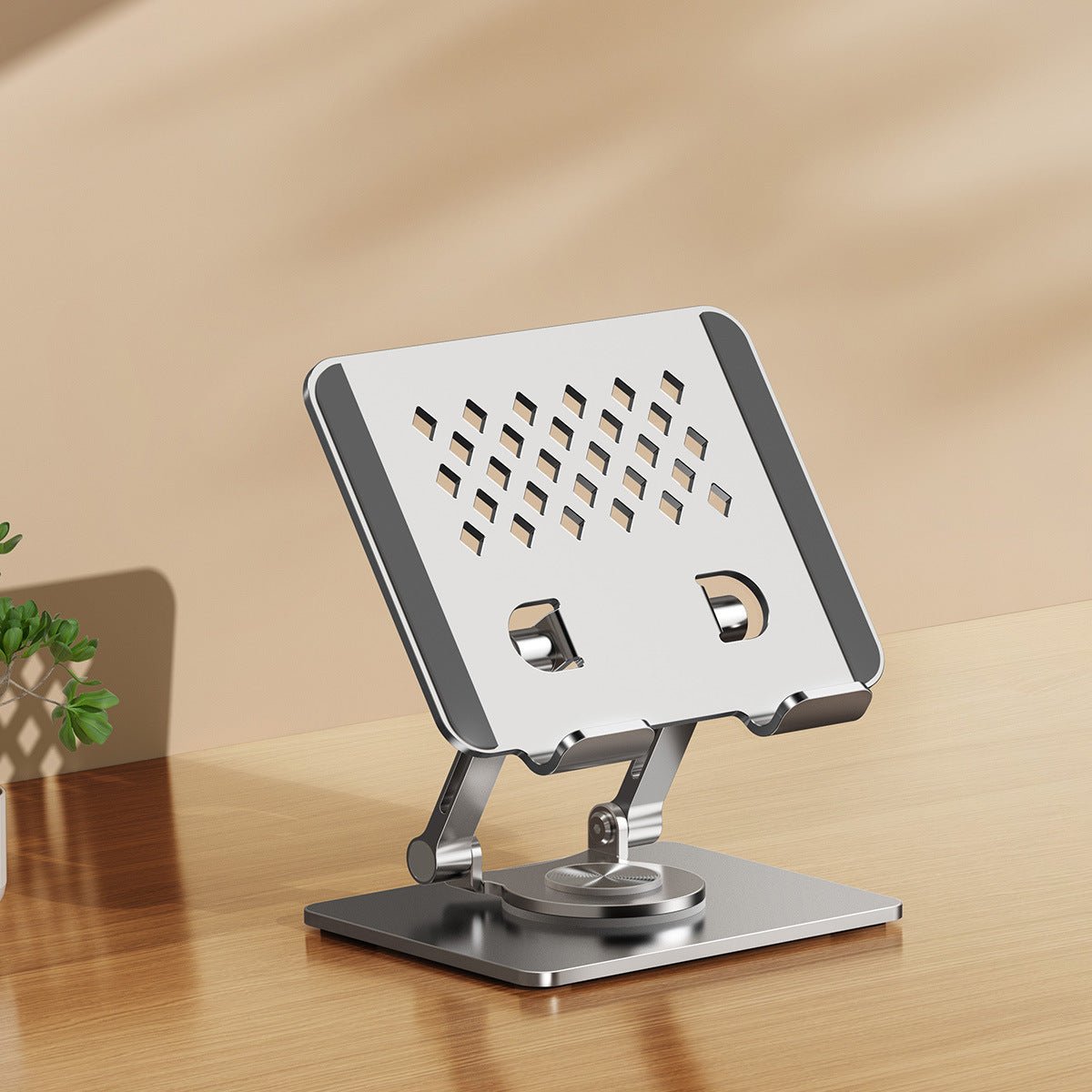 Metal Phone & Tablet Desk Stand – Foldable 360° Holder - AR trading hub