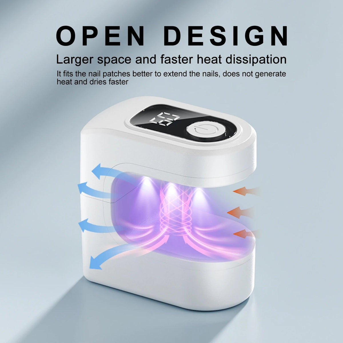 Mini UV LED Nail Dryer Lamp – Portable 30/60s Timer - AR trading hub