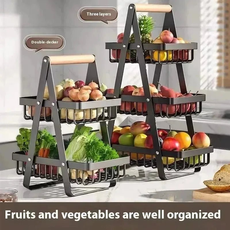 Multi-Layer Fruit Basket Stand For Snacks & Produce - AR trading hub