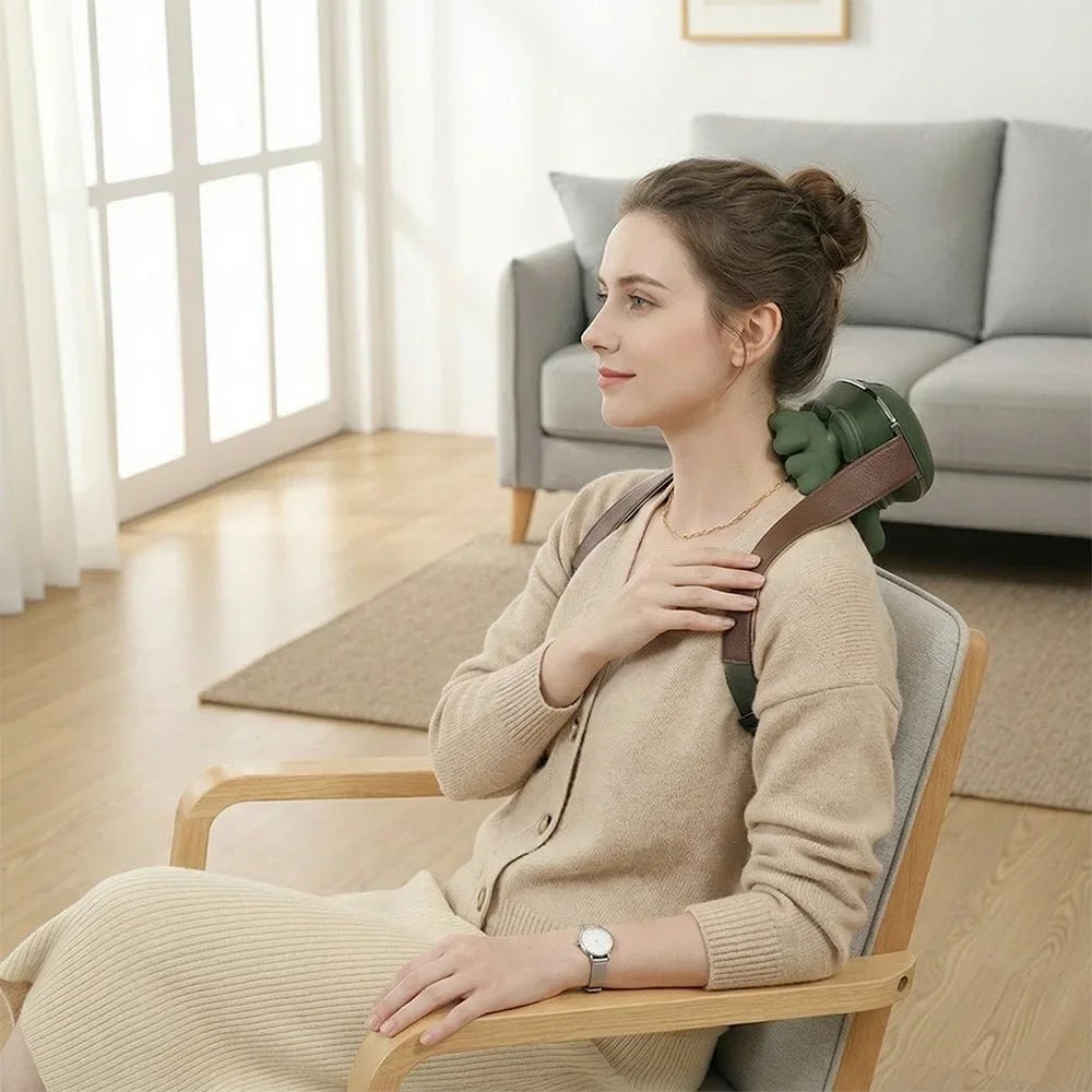 Neck And Shoulder Shiatsu Massager – 3D Kneading & Heat - AR trading hub