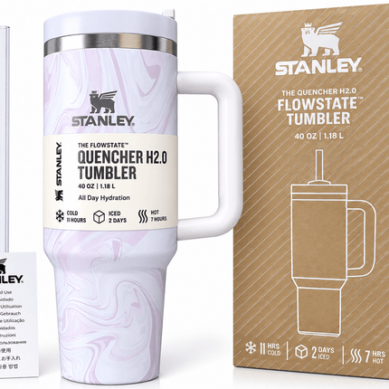 Pink Character 40oz Insulated Tumbler with Handle, Lid & Reusable Straw – Large Travel Cup - AR trading hub