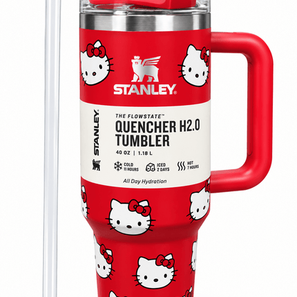Pink Character 40oz Insulated Tumbler with Handle, Lid & Reusable Straw – Large Travel Cup - AR trading hub
