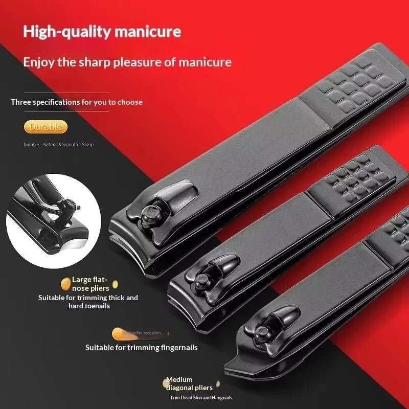 Stainless Steel Manicure Pedicure Set in Leather Case - AR trading hub