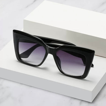 Trendy Cat-Eye black frame with UV protection Sunglasses - AR trading hub